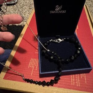 Swarovski Black Beaded Necklace
